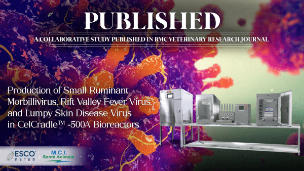 Production of Small Ruminant Morbillivirus, Rift Valley Fever Virus, and Lumpy Skin Disease Virus in CelCradle<sup>™</sup>-500A Bioreactors